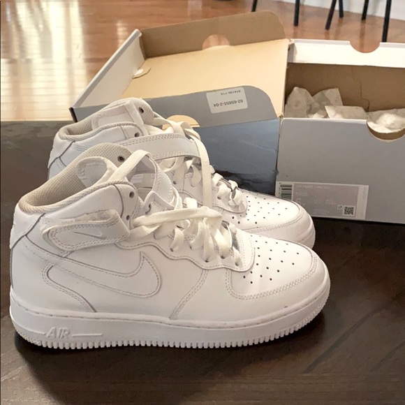 Nike Shoes - Air Force 1 MID (GS) White Nike